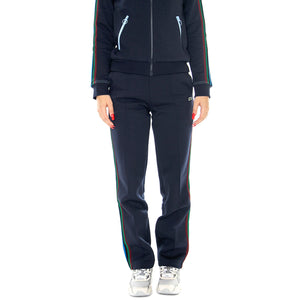 Pant.Tuta XF1647-166 Blue Pants - Pantaloni Donna Blu XF1647-166 . LACOSTE 