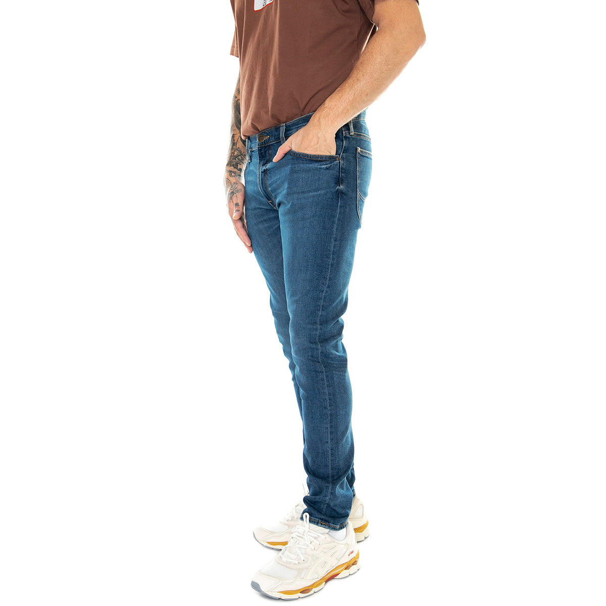 Luke Peace Train Denim Jeans - Pantaloni Denim Jeans Uomo Blu 112342254 . LEE 