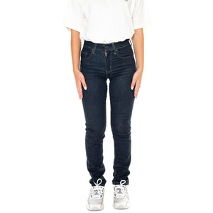 724 High Rise Straight Blue Wave Rinse Dark Indigo Worn In - Pantaloni Denim Jeans Donna Blu 18883-0227 . LEVIS 