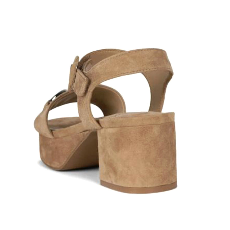 TIMELESS NATURAL SUEDE SILVER - Sandali con Zeppa in Legno Donna Beige JCSJCD-177-2-03-NATS . JEFFREY CAMPBELL 