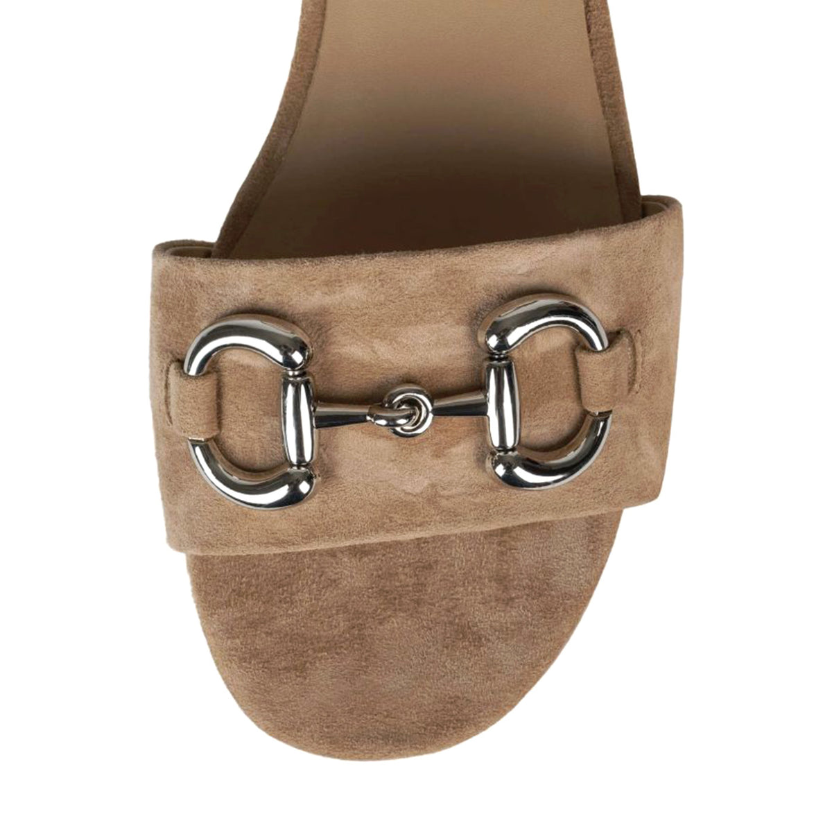 TIMELESS NATURAL SUEDE SILVER - Sandali con Zeppa in Legno Donna Beige JCSJCD-177-2-03-NATS . JEFFREY CAMPBELL 