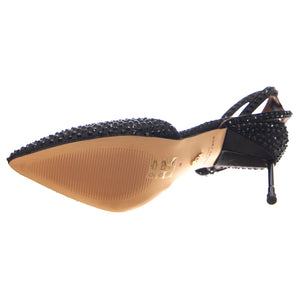 Bond 90 Ankle Closed Toe Black Fabric - Sandali Donna Neri KGS9559400609-00 . KURT GEIGER 
