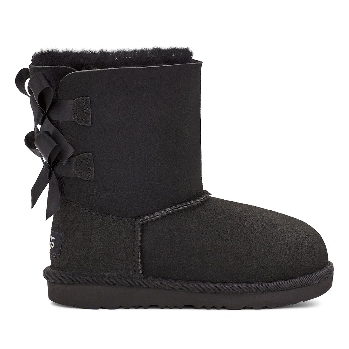 BAILEY BOW II BLACK - Stivali Bambino Neri UGKBLBOWBK1017394K . UGG 