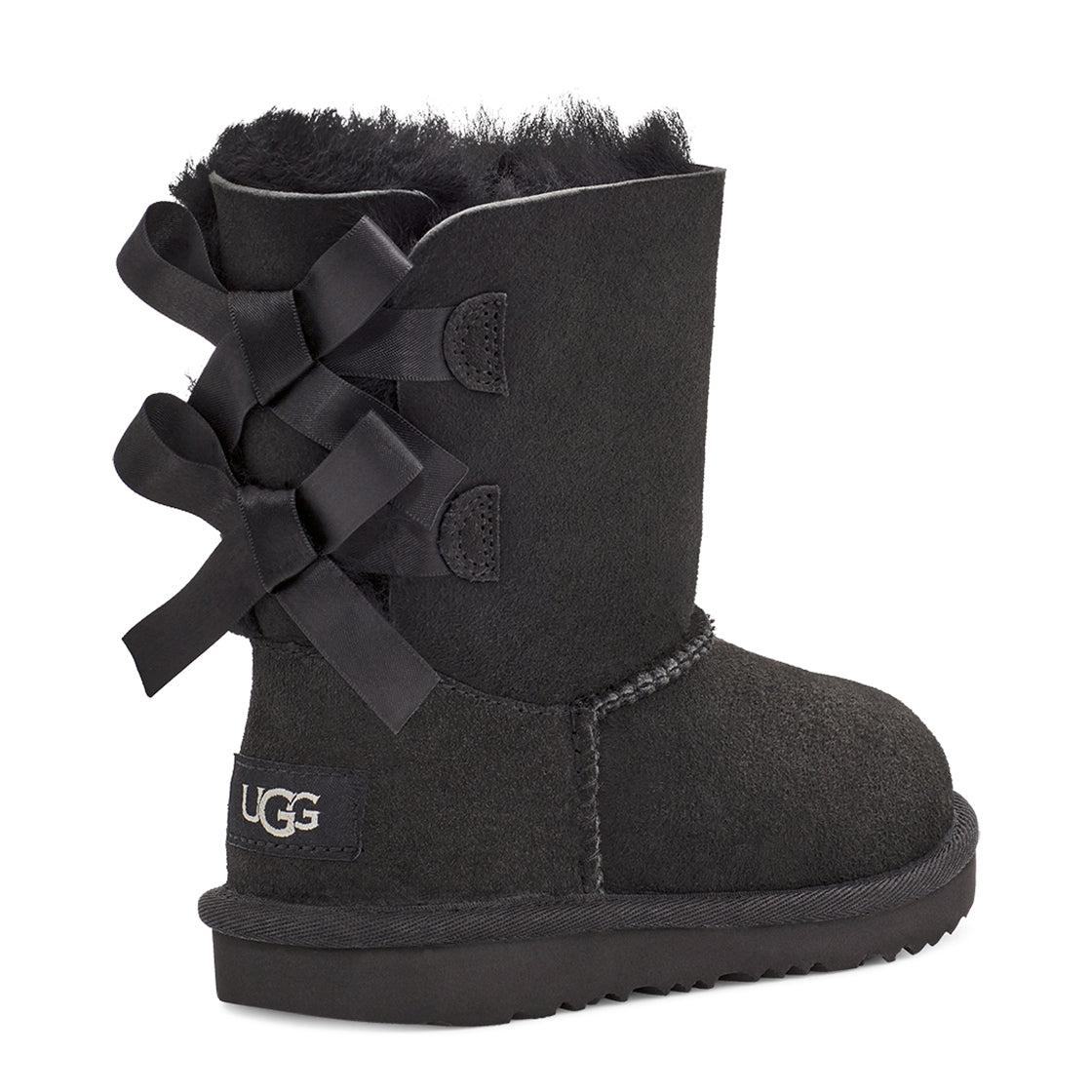 BAILEY BOW II BLACK - Stivali Bambino Neri UGKBLBOWBK1017394K . UGG 