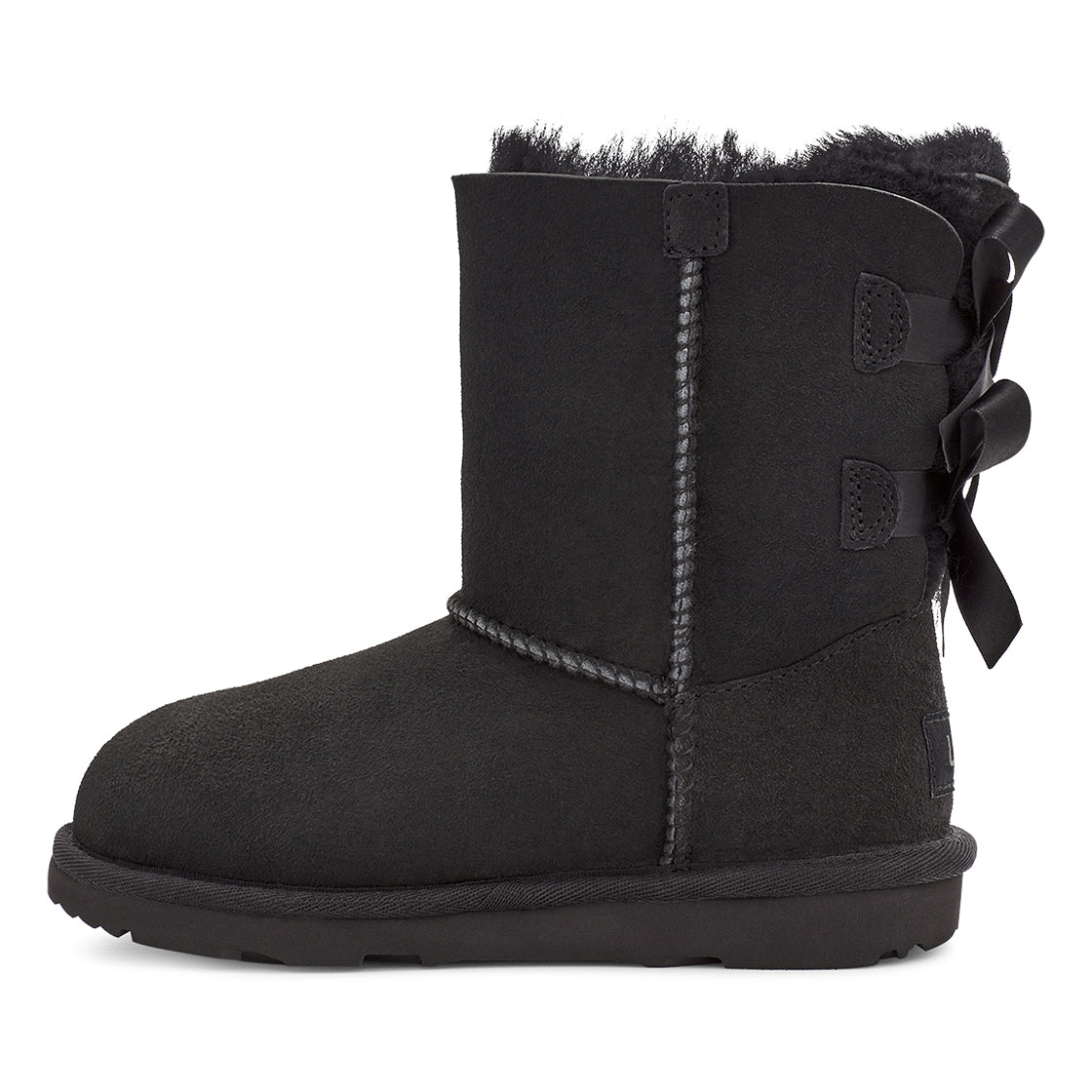 BAILEY BOW II BLACK - Stivali Bambino Neri UGKBLBOWBK1017394K . UGG 