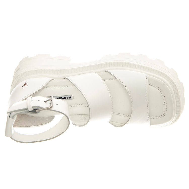 Reveal White Leather - Sandali Donna Bianchi WSSREVEAL-WHI . WINDSOR SMITH 