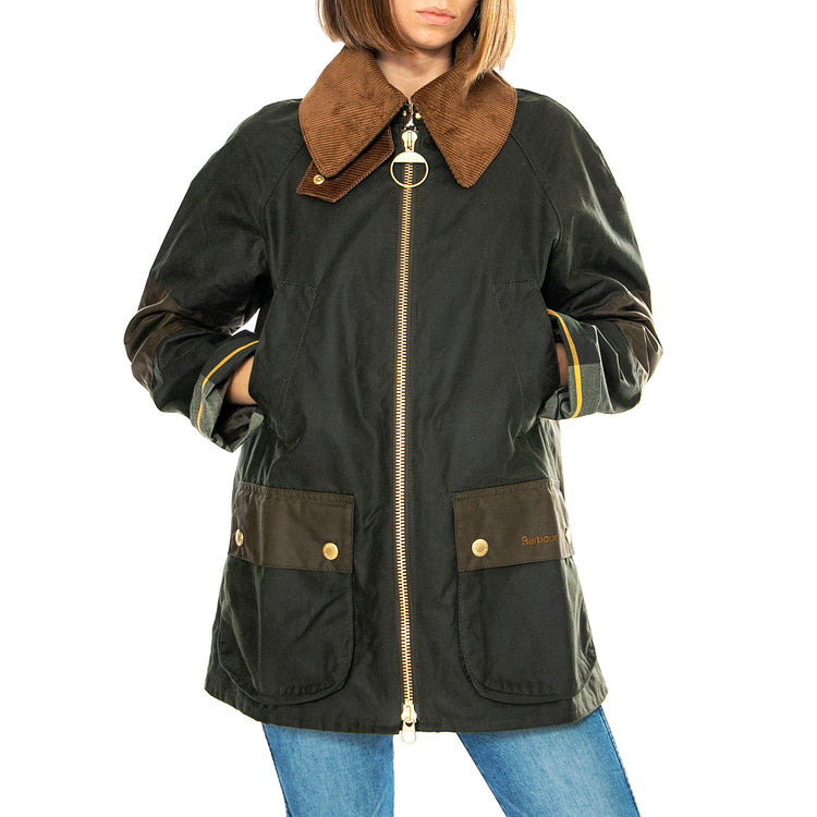 Allerston Wax Archive Olive / Beach / Ancient - Giacca Donna Verde LWX1396-OL99 . BARBOUR 