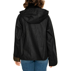 Reighton Wax Black / Classic Jacket - Giacca Donna Nera LWX1397-BK71 . BARBOUR 