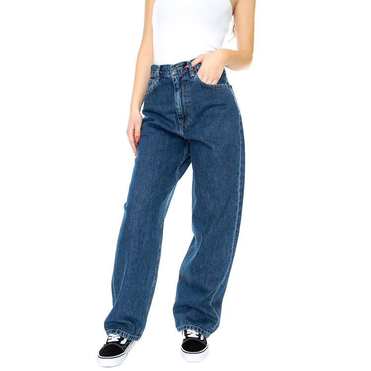 W' BRANDON PANT BLUE STONE WASHED - Pantaloni Denim Jeans Donna Blu I031918.0106 . CARHARTT WIP 