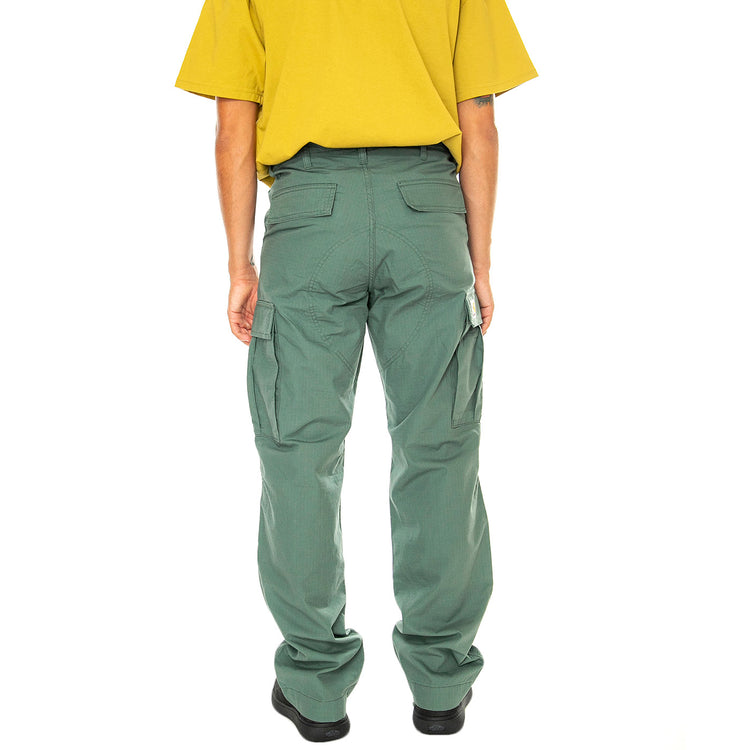 Regular Cargo Pant Duck Green rinsed - Pantaloni Cargo Uomo Verdi I032467.29N02 . CARHARTT WIP 