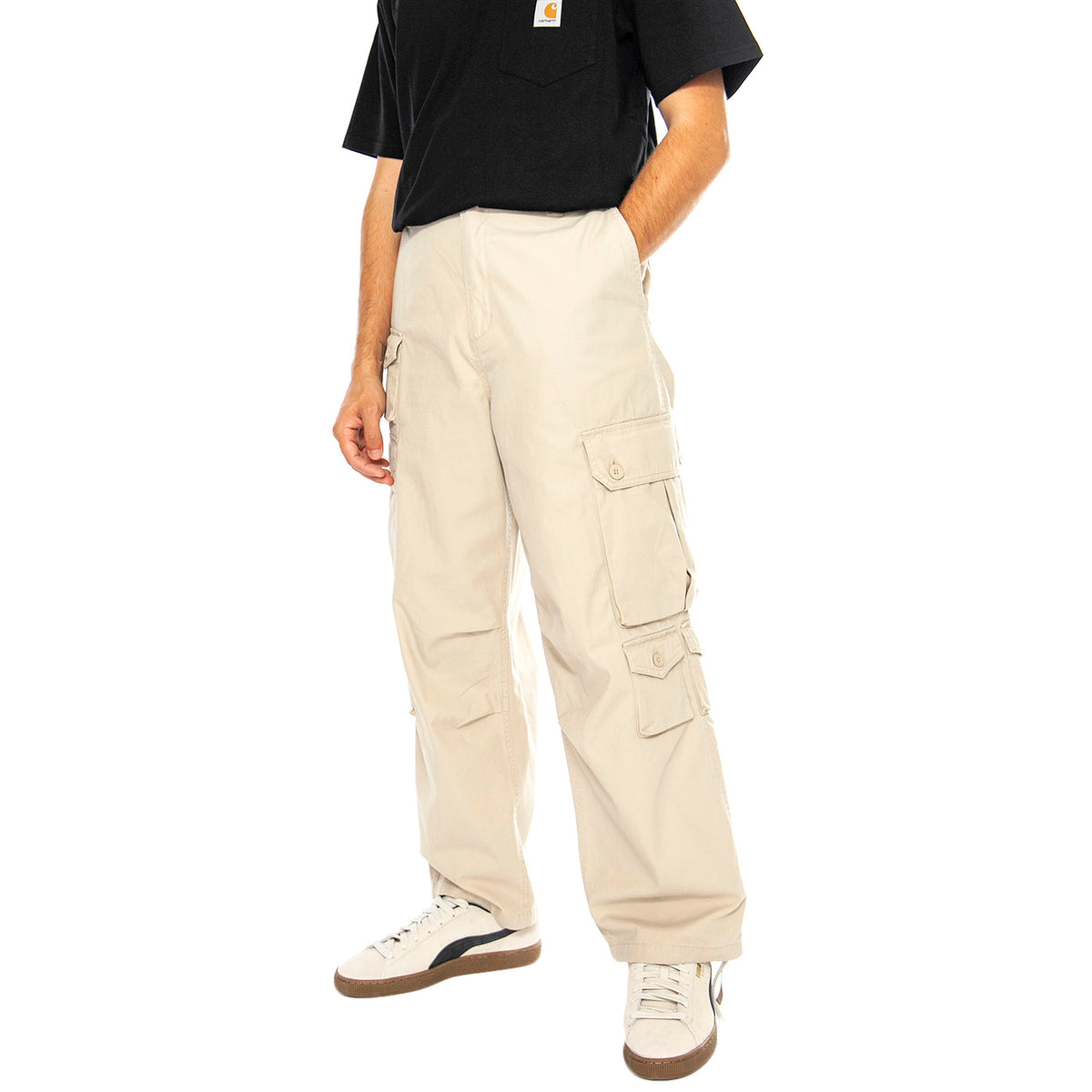 Tracker Pant Wall - Pantaloni Uomo Beige I033835.G1XX . CARHARTT WIP 