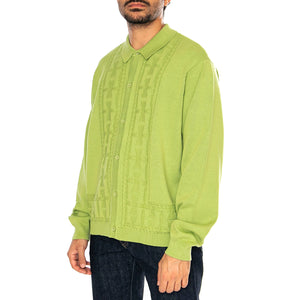 Towner L/S Knit Top PIstachio - Cardigan Uomo Verde KN00508-PSTCH . HUF 