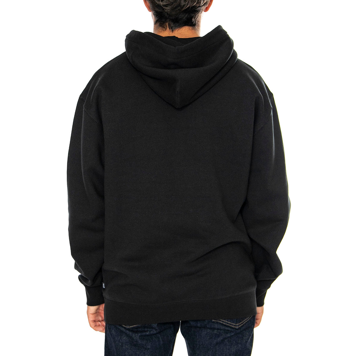 Song P/O Hoodie Black - Felpa Girocollo Uomo Nera PF00681-BLACK . HUF 