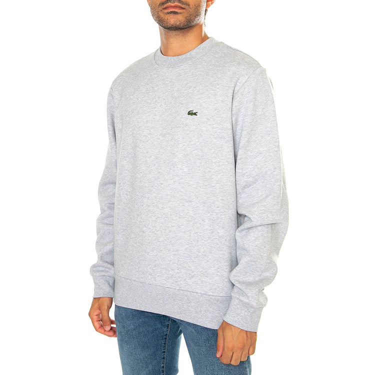 Sweatshirt SH9608-CCA - Felpa Girocollo Uomo Grigia SH9608-CCA . LACOSTE 
