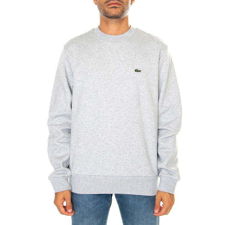 Sweatshirt SH9608-CCA - Felpa Girocollo Uomo Grigia SH9608-CCA . LACOSTE 