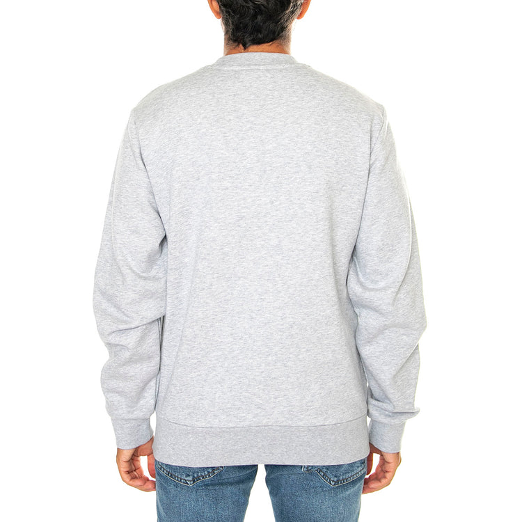 Sweatshirt SH9608-CCA - Felpa Girocollo Uomo Grigia SH9608-CCA . LACOSTE 