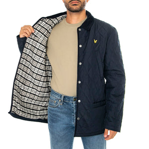 Quilted Jacket Dark Navy - Giacca Uomo Blu JK1990V-Z271 . LYLE & SCOTT 