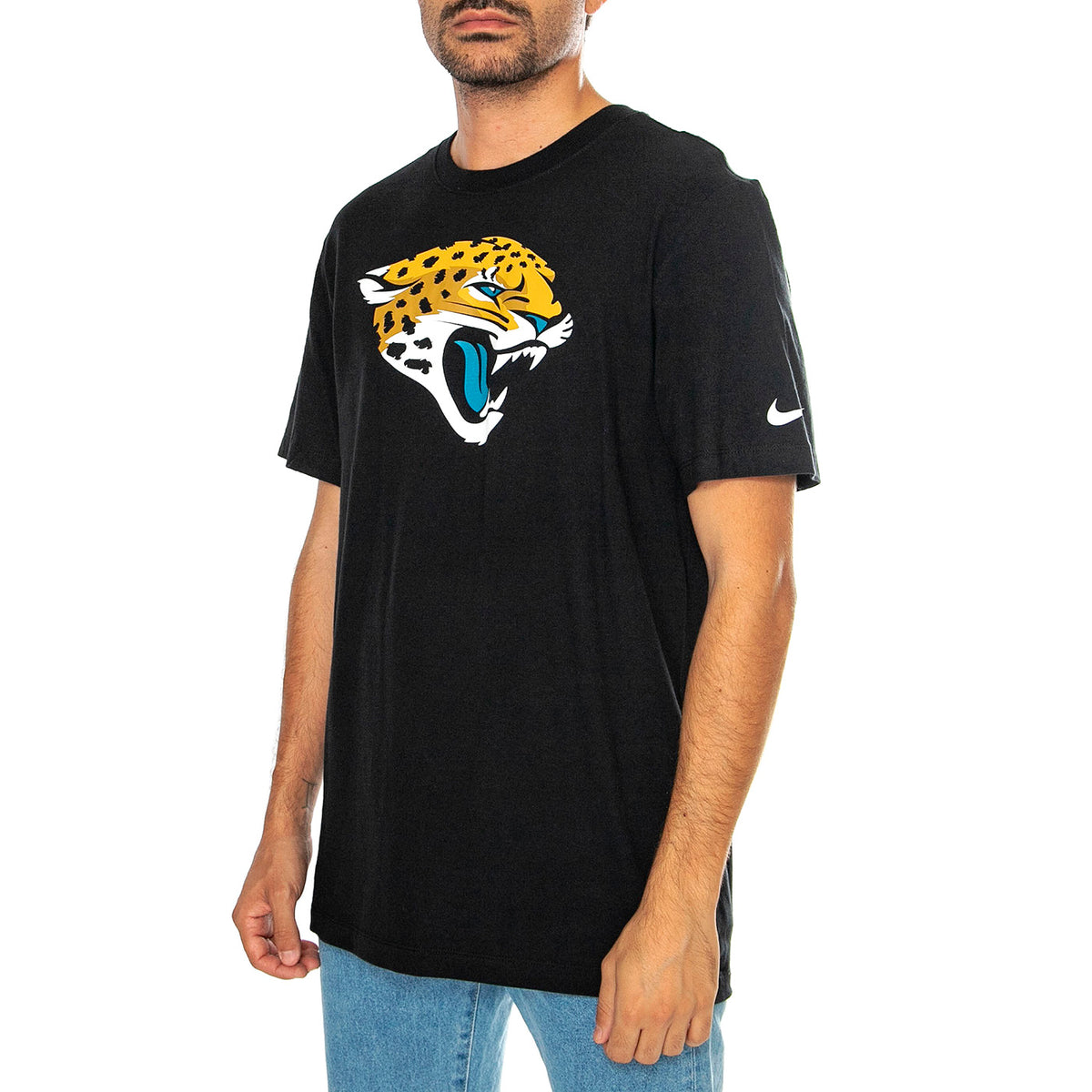 Nike SS Essential Jackson Jaguars Black - Maglietta Girocollo Uomo Nera N199-00A-9N-CLH . NIKE 