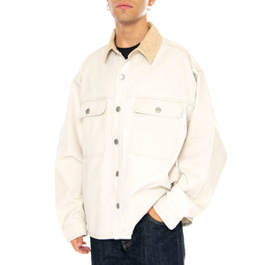 Idris Shirt Jacket Silver Grey Multi - Giacca Uomo Beige 121160061-SILVER GREY MULTI . OBEY 
