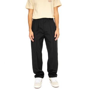Fubar Pleated Pant Black - Pantaloni Uomo  Neri 142020241-BLACK . OBEY 