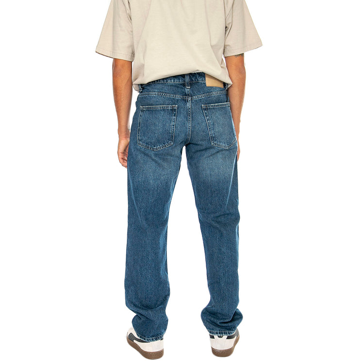 Onsedge Straight Dark Blue Denim - Pantaloni Denim Jeans Uomo Blu 22026985-DNM . ONLY & SONS 