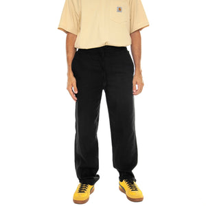 Sinus Loose 0007 Cot Lin Pant Noos Black - Pantaloni Uomo Neri 22028267-Black . ONLY & SONS 