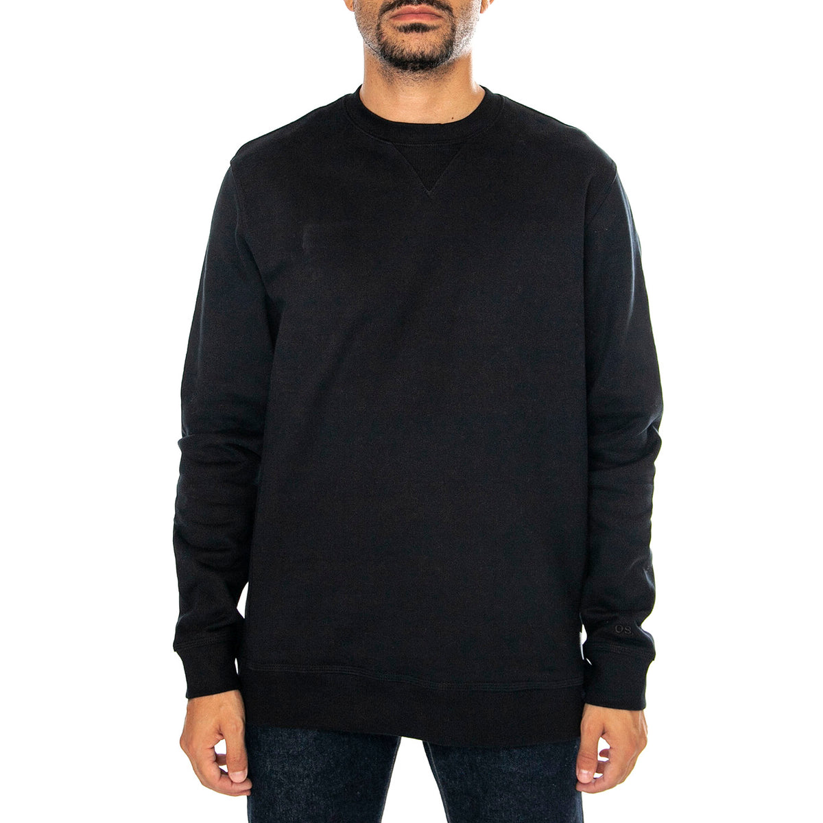 Dan Life Reg Heavy Sweat Crew Black - Felpa Girocollo Uomo Nera 22029902-4523804 . ONLY & SONS 