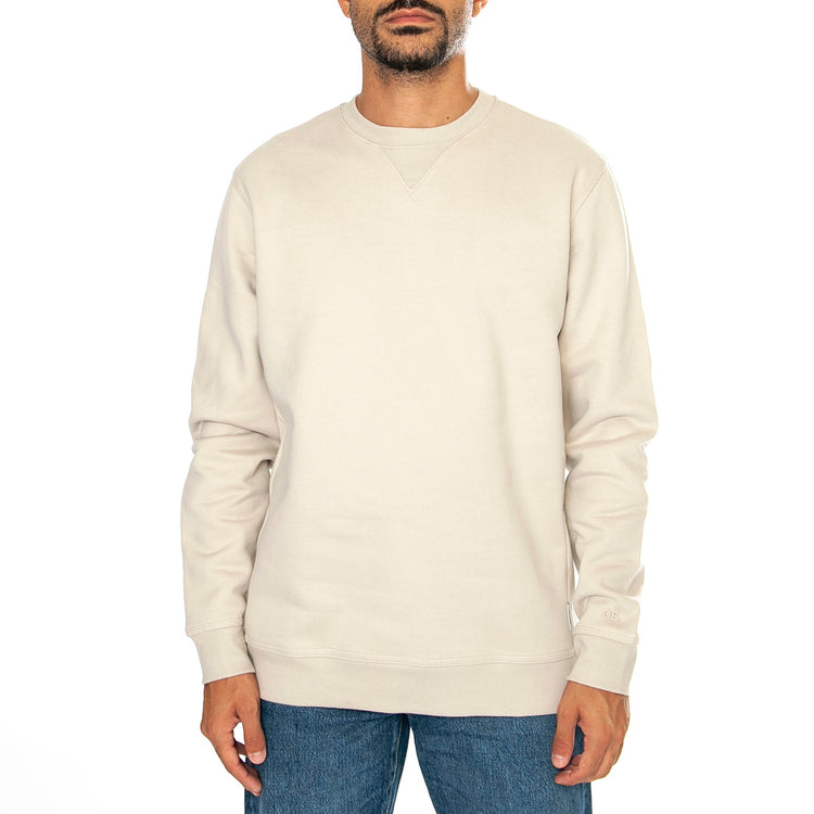 Dan Life Reg Heavy Sweat Crew Silver Lining - Felpa Girocollo Uomo Beige 22029902-4523806 . ONLY & SONS 