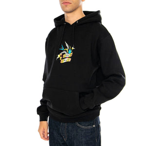 Sommer Sparrow Front Black - Felpa Uomo Nera SCA-HDY-6313 . SANTA CRUZ 