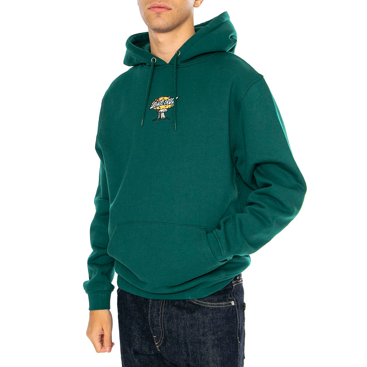 Winkowski Alien Creep Rainforest - Felpa con Cappuccio Uomo Verde SCA-HDY-6427 . SANTA CRUZ 