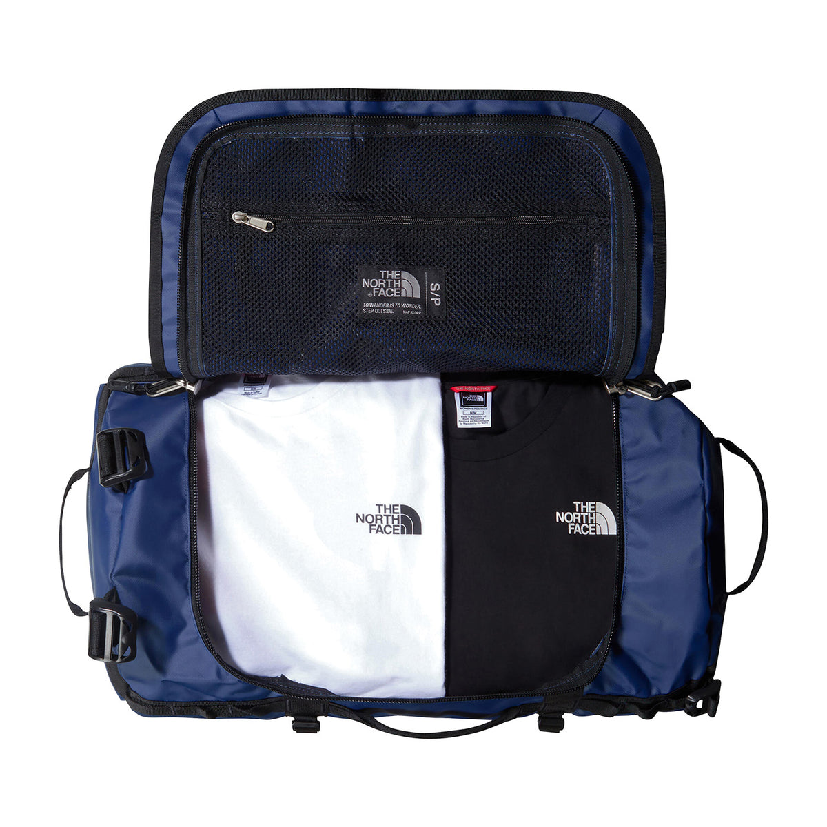 Base Camp Duffel S Summit Navy / TNF Black / Blue - Borsa da Viaggio Blu NF0A52ST4Y21 . THE NORTH FACE 