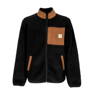 FULL ZIP SHERPA BLACK - Giacca Uomo Nera 6040068-10158 . CAT 