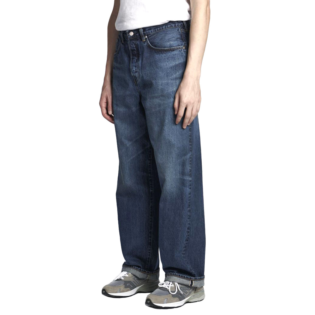 Wide Pant Dark Used - Pantaloni Denim Jeans Uomo Blu I032085.01.NB.32 . EDWIN 