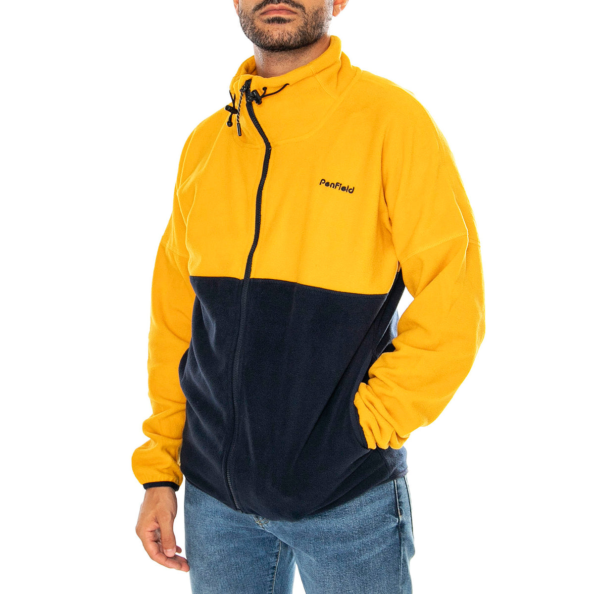 Penfield Polar Fleece Funnel N Sunflower - Felpa Uomo Multicolore PFD0103-357 . PENFIELD 