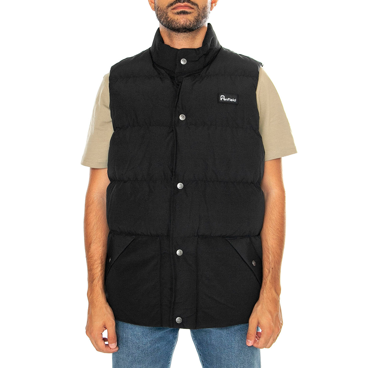 Outback Vest Black - Giacca Smanicata Uomo Nera PFD0256-023 . PENFIELD 