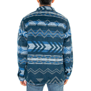 Geo Brushed Shirt Blue Wing Teal - Camicia Uomo Multicolore PFD0264-946 . PENFIELD 