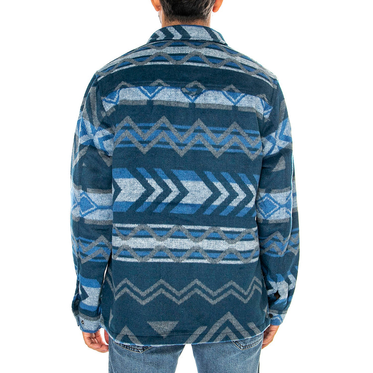 Geo Brushed Shirt Blue Wing Teal - Camicia Uomo Multicolore PFD0264-946 . PENFIELD 