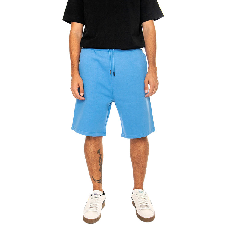 Hudson Script Sweat Short Riviera - Bermuda in Felpa Uomo Blu PFD0361-266 . PENFIELD 