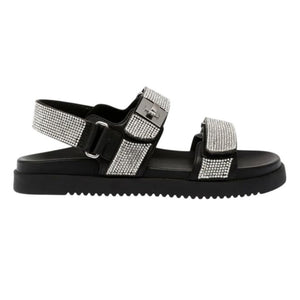 MONA RHINESTONE BLACK / SILVER - Sandali Donna Neri / Argento SMMONA-R . STEVE MADDEN 