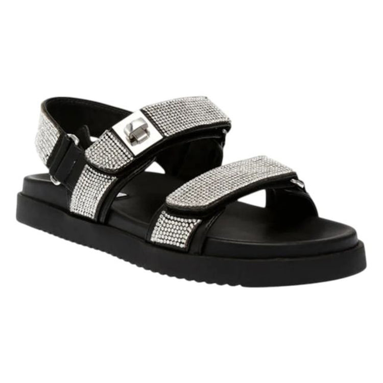 MONA RHINESTONE BLACK / SILVER - Sandali Donna Neri / Argento SMMONA-R . STEVE MADDEN 