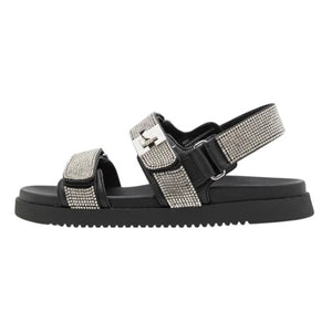 MONA RHINESTONE BLACK / SILVER - Sandali Donna Neri / Argento SMMONA-R . STEVE MADDEN 