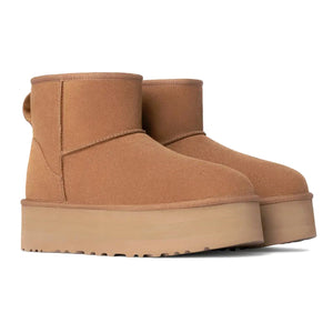 UGG® MINI CLASSIC PLATFORM CHESTNUT - Stivali Donna Marroni UGSCLMPCN1134991W . UGG 