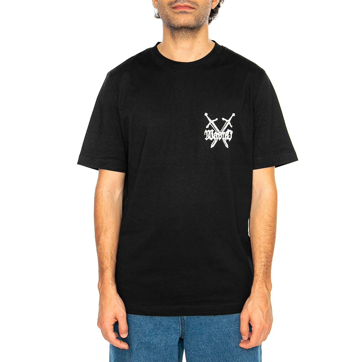 Atrax T-Shirt Black - Maglietta Girocollo Uomo Nera E20WASANTBLK . WASTED PARIS 