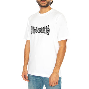 T-Shirt London White - Maglietta Girocollo Uomo Bianca T-SHIRT LONDON - - WHITE . WASTED PARIS 