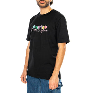 T-Shirt Nighters Black - Maglietta Girocollo Uomo Nera T-SHIRT NIGHTERS - BLACK . WASTED PARIS 