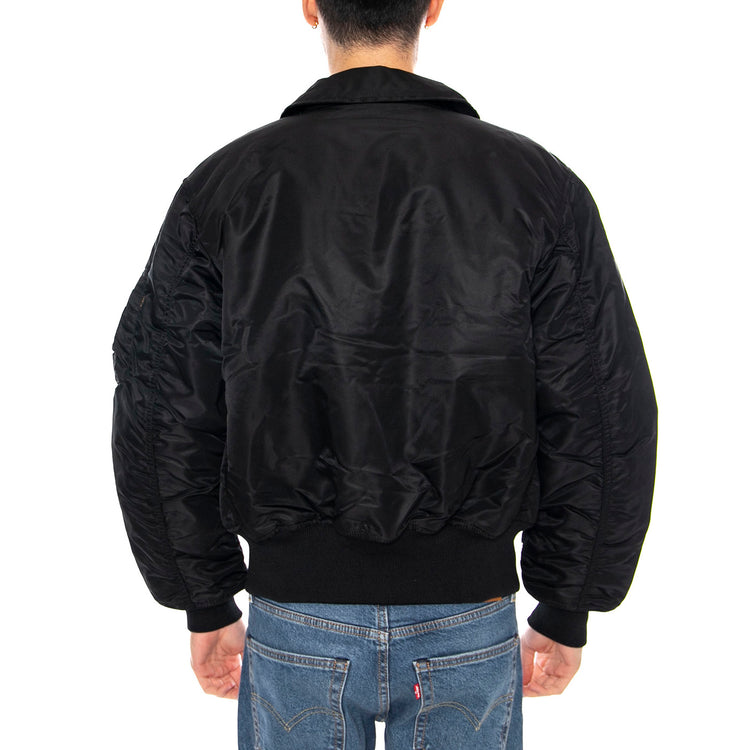 CWU 45 Black Jacket -- Giacca Uomo Nera F100102 3 ALPHA INDUSTRIES 