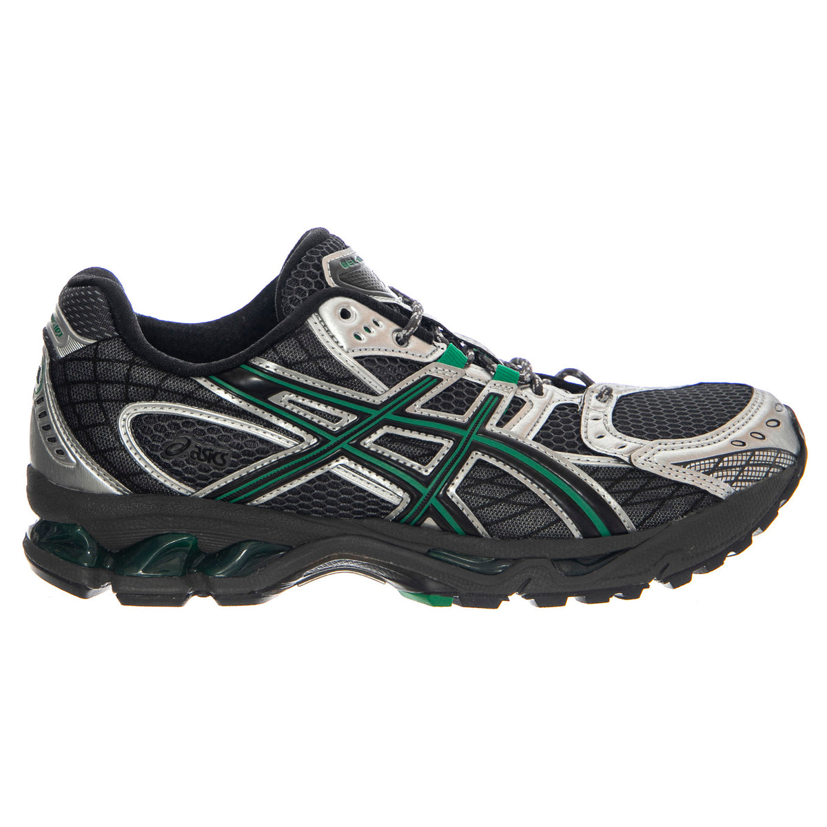 GEL-NIMBUS 10.1 Obsidian Grey / Green Basil Shoes - Scarpe Stringate Uomo Grigio / Multicolore 1203A543-022 . ASICS 