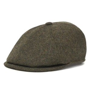 CLAYMORE BAKERBOY OLIVE TWILL - Cappello Verde MHA0708 OL51 BARBOUR 