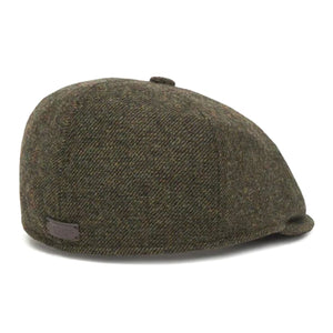 CLAYMORE BAKERBOY OLIVE TWILL - Cappello Verde MHA0708 OL51 BARBOUR 