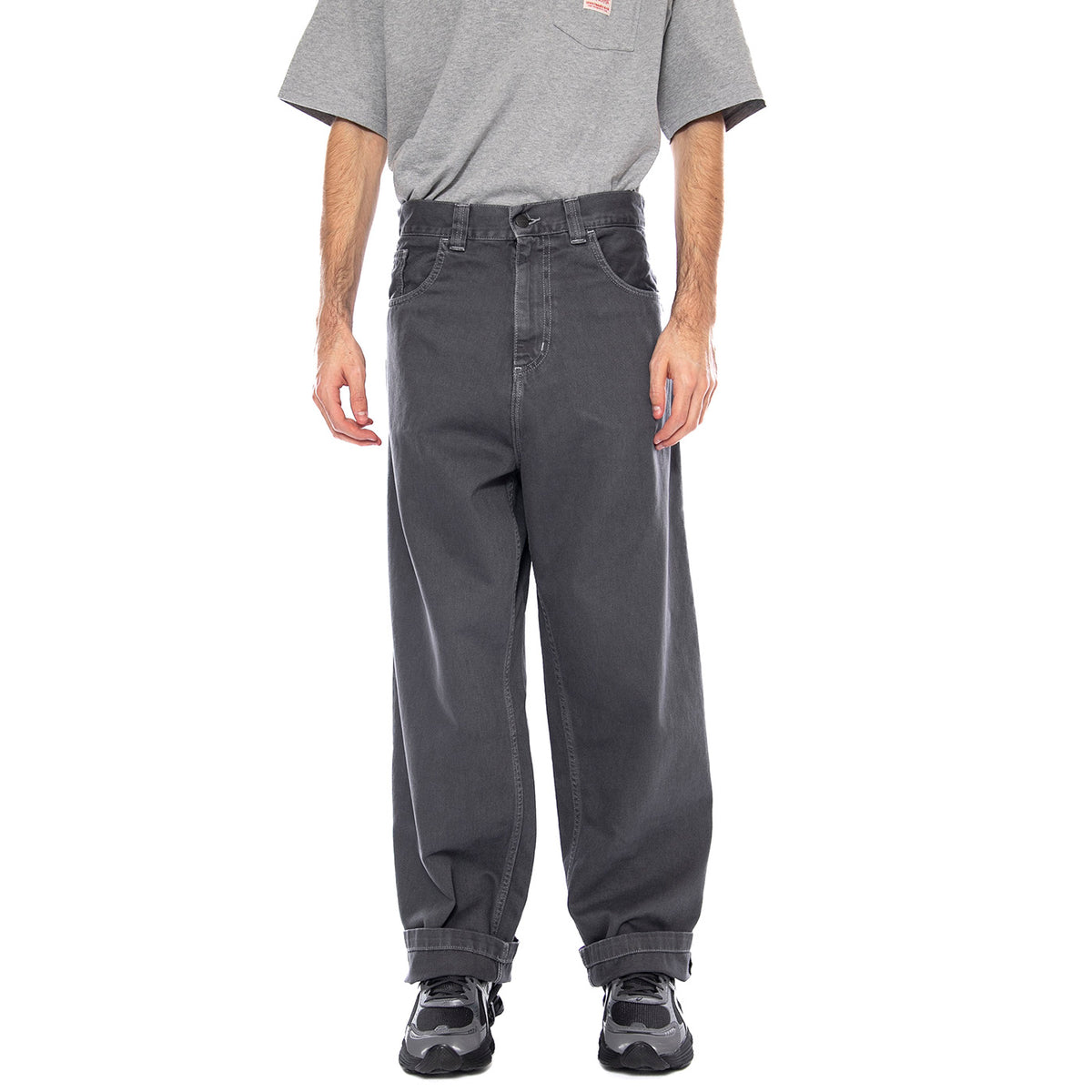 Brandon Pant -- Pantaloni Uomo Graphite Grigi I034809.874J . CARHARTT WIP 